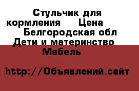 Стульчик для кормления.  › Цена ­ 3 000 - Белгородская обл. Дети и материнство » Мебель   